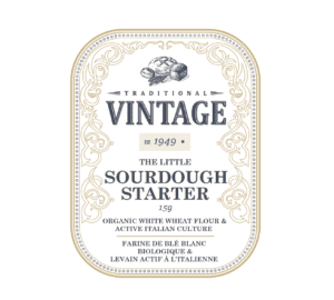 logo brand for the little sourdough starter